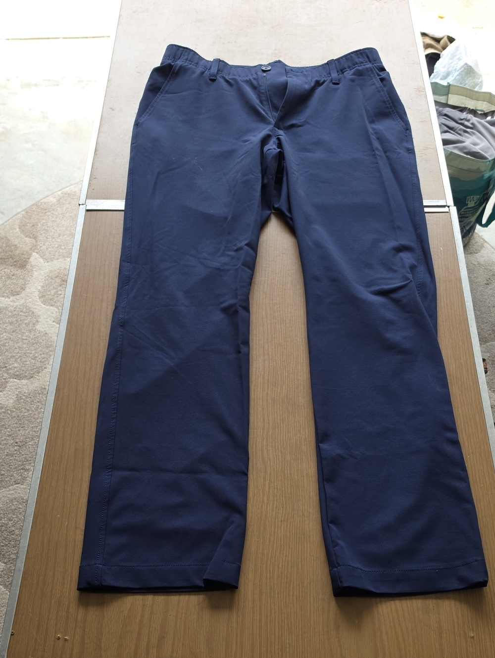Under Armour Navy Straight-Leg Chinos